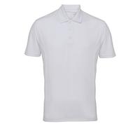 Panelled TriDri® polo (White, M)
