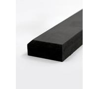 Panels By Sofia Moulding Dado Rail Trim Wall Panelling Black - 1220x40mm