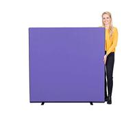 Panelwarehouse Office Screens Partition Divider 1500mm W x 1500mm H, Fiesta Fabric Mardi Gras