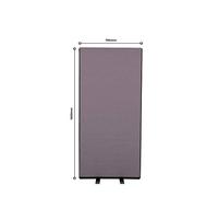 Panelwarehouse Office Screens Partition Divider 700mm W x 1500mm H Grey Woolmix Fabric