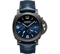 Panerai Luminor GMT Power Reserve Ceramica 44mm Blue Watch PAN-095