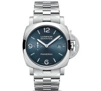 Panerai Luminor Marina 44mm Bracelet Light Blue Watch PAN-096