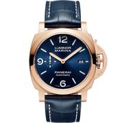 Panerai Luminor Marina Goldtech Sole Blu Watch PAN-035