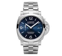 Panerai Luminor Marina Specchio Blu 44mm Men's Blue Dial Bracelet Watch
