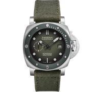 Panerai Submersible QuarantaQuattro Matt Green Ceramic Watch