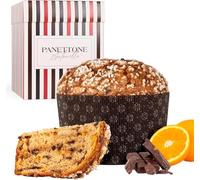 Panettone Antonella with Chocolate and Orange XXL 1200 g - Handmade According to Traditional Recipe - Delicious Christmas Sweets