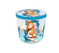 Panettone - Gran Ducale Italia Original Classic Panettone Made With Butter | Premium Traditional Italian Christmas Cake Gift Tin | Panettone Xmas New Years Eve Tea Time Cake 1kg - Let It Snow Tin