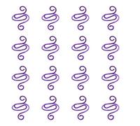 PANFHGFG 20 Pcs Yarn Tension Rings Adjustable Crochet Rings Snake Shape Open Finger for Left-Handed and Right-Handed