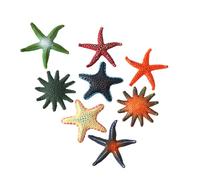 PANFHGFG 8Pcs Sea Animal Dive Toy Star Fish Figurine Set for Underwater Game Pool Party Educational Tool Beach Play Activity Toy Sea Animal Diving