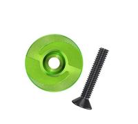 PANFHGFG Bicycles Headset Top Cap, Aluminum Alloy Fork Tube, Green