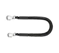 PANFHGFG Bungee Dock Line Mooring Rope for Kayaks Boats, Black