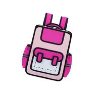 PANFHGFG Cartoon 3D Backpack Anime Styles 2D Drawing School Bag Casual Daypack Kindergarten Book Bag for Kids and Students Children ' s Book