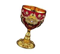 PANFHGFG Classical Retro Styles 30ml Shot Glass, Golden red | and Home Decor, Decorative Liquor Vessel for Whiskeys, Great for Collectors and Enthusiasts, Art Deco