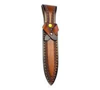 PANFHGFG Cowhides Knives Sheath Cover with Belt Attachment for Camping Survival Tools Reinforced Stitching Craftsmanship Belt Cutter Case
