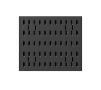 PANFHGFG Easy Install Multi Purpose Pegboard Panel Storage, Black E