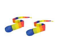 PANFHGFG Multcolor Cheerleading Streamers Ball Throwing Receiving Ball for Childrens Hand Eye Coordination Development Sensory Streamers