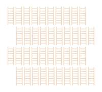 PANFHGFG Of 40 Natural Wood Miniature Ladders for Sand Table