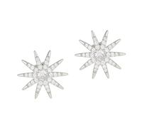 PANFHGFG Sparkling Zircon Earphone Accessories with 8 Point Star Designs & Metal Base Diamante Earphone Decors for FreeClip 1/2 Mixture Zirconia Ear Clip