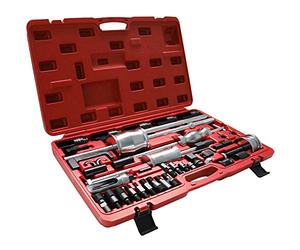 panfudongk Diesel Injector Puller Remover Tool Kit Universal Master Slide Hammer Set 40pc