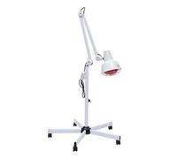 panfudongk Floor Standing Infrared Physio Lamp 275W Heat Therapy Red Light Lamp with Adjustable Height Flexible Arm for Home Clinic Pain Relief Localized Heating Blood Circulation Improvement