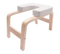 panfudongk Yoga Headstand Bench Inversion Stool, Yoga Chair with Thick Cushions, Yoga Accessory Trainer Equipment, Wooden Exercise Bench for Yoga Practice, Relieve Stress, Body Shaping