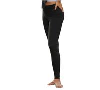 Pang Wangle Bug Repellent Feathersoft Leggings with Insect Shield® Repellent Technology in Lightweight Recycled Fabric, Black, S