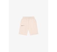 Pangaia Boys Sand Kids Text-print Mid-rise Organic-cotton Shorts 3-12 Years 7-8