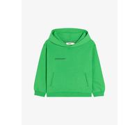 Pangaia Jade Green Kids Text-print Organic-cotton Hoody 3-12 Years 7-8