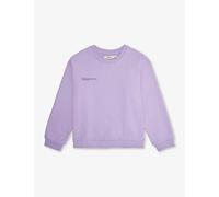 Pangaia Orchid Purple Kids Text-print Organic-cotton Sweatshirt 3-12 Years 11-12
