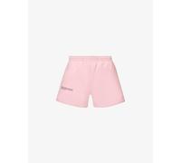 Pangaia Womens Sakura Pink 365 Signature High-rise Organic-cotton Sweat Shorts Xxs