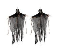 PANGBOER 2pcs Halloween Hanging Specter Ornament Haunts House Scene Layouts Props Skeletons Specter For Festivities Decoration
