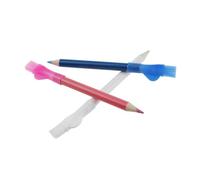 PANGBOER 3 Pcs Sewing Fabric Pencils Tailor Mark Pencil Dressmaker's Fabric Chalk with Brush Fabric Marker Pencil for Sewing
