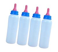 PANGBOER 4Pcs Farm Animal Nursing Bottle for Small Pet Newborns Animals Easy Squeezing with Measuring Scale for Accurate Feeding Livestock Feeding Bottle