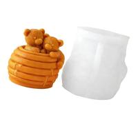 PANGBOER Bear Silicone Mold Food Grade Silicone for Resin Casting Soap Chocolate Baking Home Decoration Animal Mold