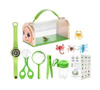 PANGBOER Creature Viewing Holder Family Activity Cage with Carry Top Handle for Trail Walks Garden Observation Critter Viewer Family Science Toy Release Activity Nature Walk Outdoor Learning Clear