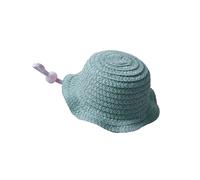 PANGBOER Decorative Straw Hat for Pet Wide Brims Sun Protections for Small Dog Cats Outdoor Activity Walking Travel Essential Pet Sun
