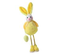 PANGBOER Easters Bunnies Plush Figurine Soft Fabric Hanging Ornament For Home Decors Easters Party Shelf Table Display Accessorie