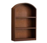 PANGBOER Elegant Wooden Desktop Storage Cabinet With Glass Door For Cosmetics Jewelry Office Supplies Home Organization