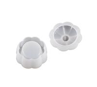 PANGBOER Epoxy Resin Mold Jewelry Box Molds Flower Shaped Storage Container Silicone for Making Storage Box Jar Crystal Droplet Lace Mold