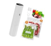 PANGBOER Handheld Vacuum Sealer Pump Rechargeable for Dedicated Food Storage Bags, Single-Button Control, Compact Kitchen Travel Use Camping Travel Dry Goods Produce Bag Evacuation