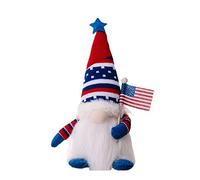 PANGBOER Independence Day with Light Knitted Hat Ornaments Decorative Decoration for Festival Holiday Birthday Decoration Independence Day Decorations