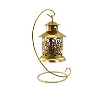 PANGBOER Moroccans Wrought Iron Hanging Tealight Candle Holders Lamp With Intricate Cutout Pattern For Romantics Home Decors