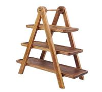 PANGBOER Multipurpose Sturdy Wood Snacks Container with Detachable Lid Nine Grids Designs Home Accessory for Easy Cleaning Nine Compartment Tray