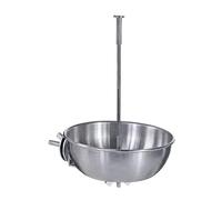 PANGBOER Pet Bird Cage Fruit Vegetable Rack Stainless Steel Feeding Station Chew Toy for Parrots Engagement Mental Stimulatioin Pet Bird Feeding Bowl