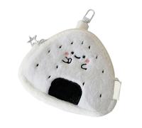 PANGBOER Plush Rice Ball Makeup Bag Ideal for Teens to Store Cosmetics and Accessories Portable Planner Bag