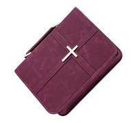 PANGBOER Prayer Book Case with Handle, PU Storage Organizer for Scripture, Worship, Home, and Daily Reading Use Bag Study Accessories PU Prayer Book Carrying Case
