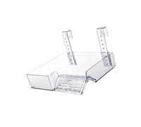 PANGBOER Reptiles Basking Water Basin with NonSlip Ladder & Feeding Zone for Amphibian Species Turtle Bath Bowl with NonSlip Ramps