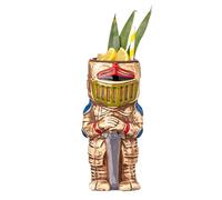 PANGBOER Roman Soldier Masked Soldier Cocktails Mugs 530ml Ceramics Cup With Ergonomic Handle For Themed Parties And Home Pubs