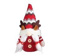 PANGBOER Rudolph Themed Christmas Deer Antler Hat Faceless Doll Unique Celebrators Plush Doll