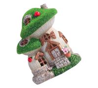 PANGBOER Solar Lighted Fairies Garden House With Automatic Night Light Waterproof Resin Outdoor Decoration Suitable for Landscape